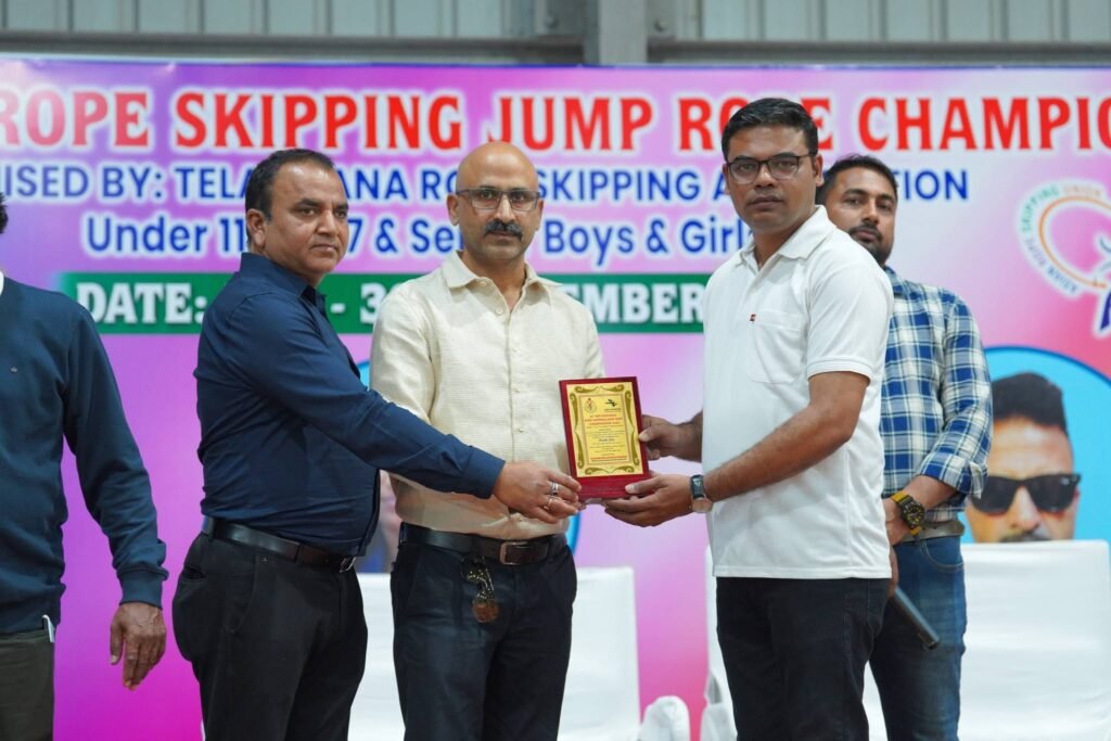 Nagpur athletes at the 26th National Rope Skipping Championship in Hyderabad — photo 1