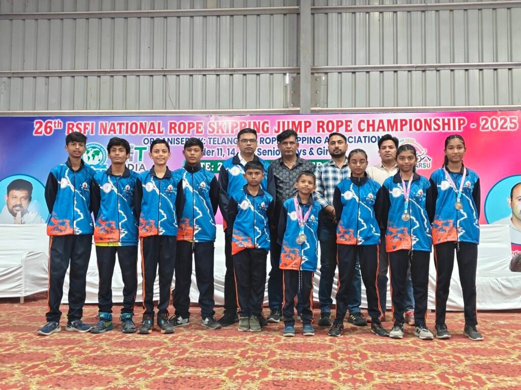 Nagpur athletes at the 26th National Rope Skipping Championship in Hyderabad — photo 6