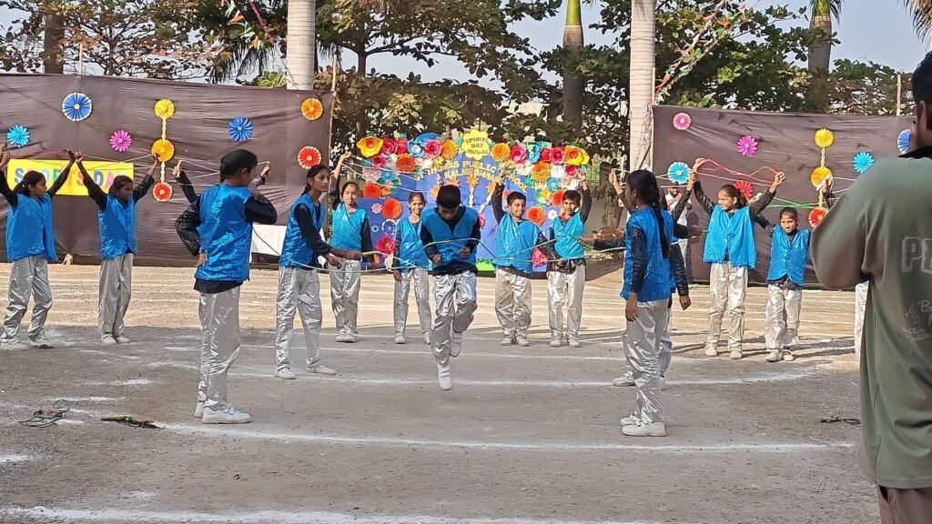 St. Thomas High School Annual Day rope skipping performance photo 1