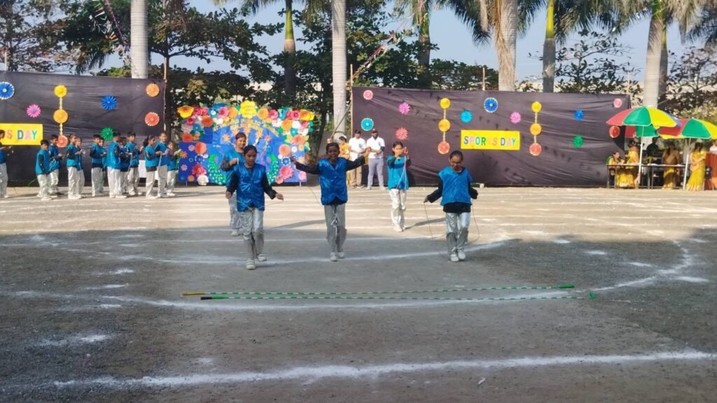 St. Thomas High School Annual Day rope skipping performance photo 3