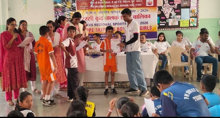 Nagpur skippers at the KVs Regional Rope Skipping Championship 2026 in Pune