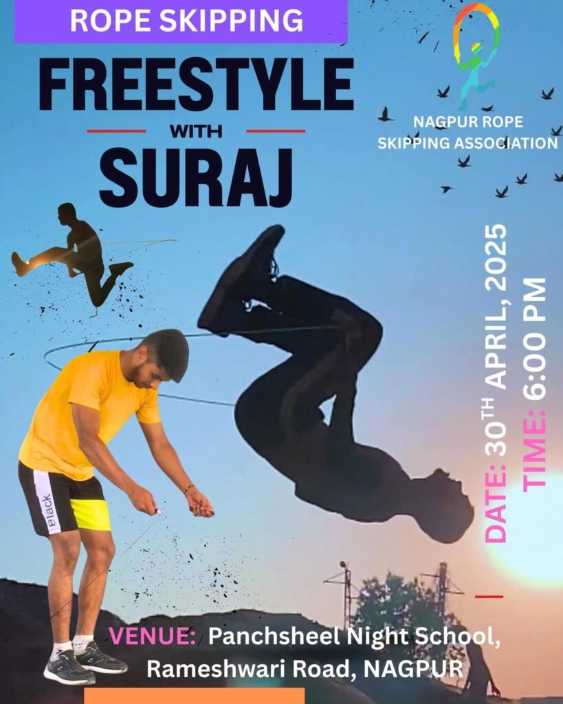 Freestyle With Suraj, 30 April 2025 — Jump Rope Sports Association Nagpur