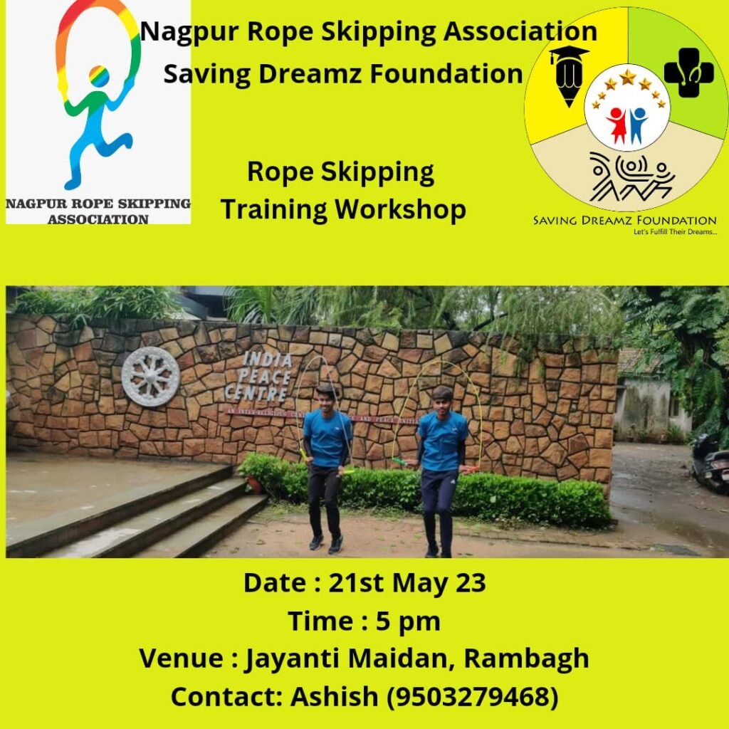 Rope Skipping Training Workshop, 19 May 2023 — Jump Rope Sports Association Nagpur