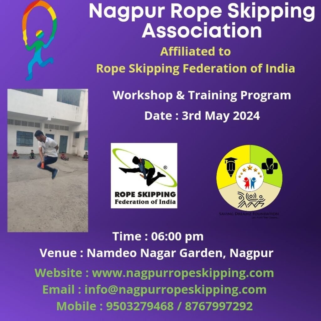 Rope Skipping Training, 3 May 2024 — Jump Rope Sports Association Nagpur